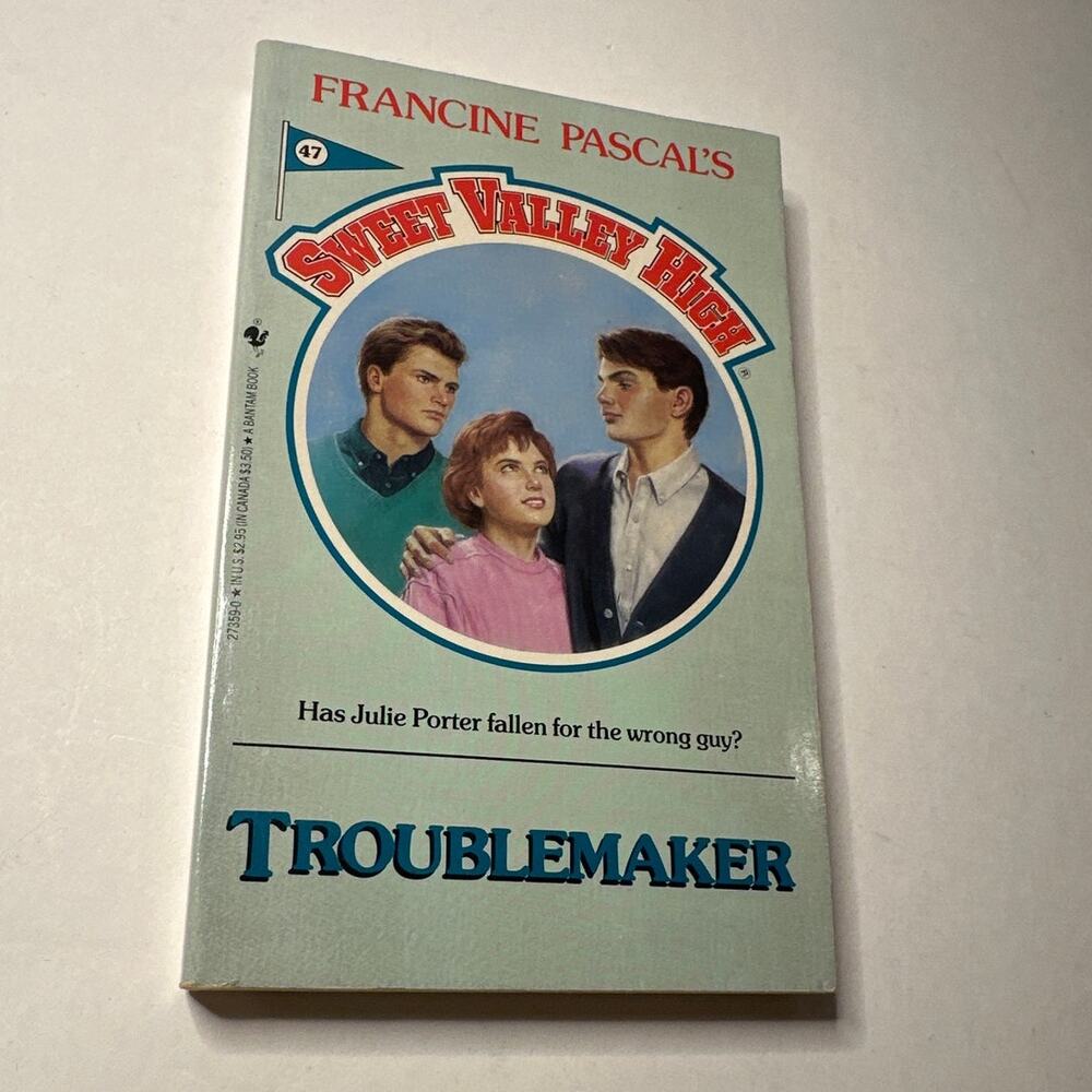 Sweet Valley High 1ST Edition First Print Book #47 Troublemaker Vintage 1980's